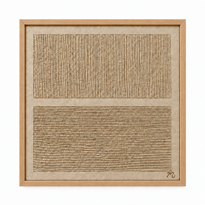 Dualidad - cuadro decorativo, marco natural