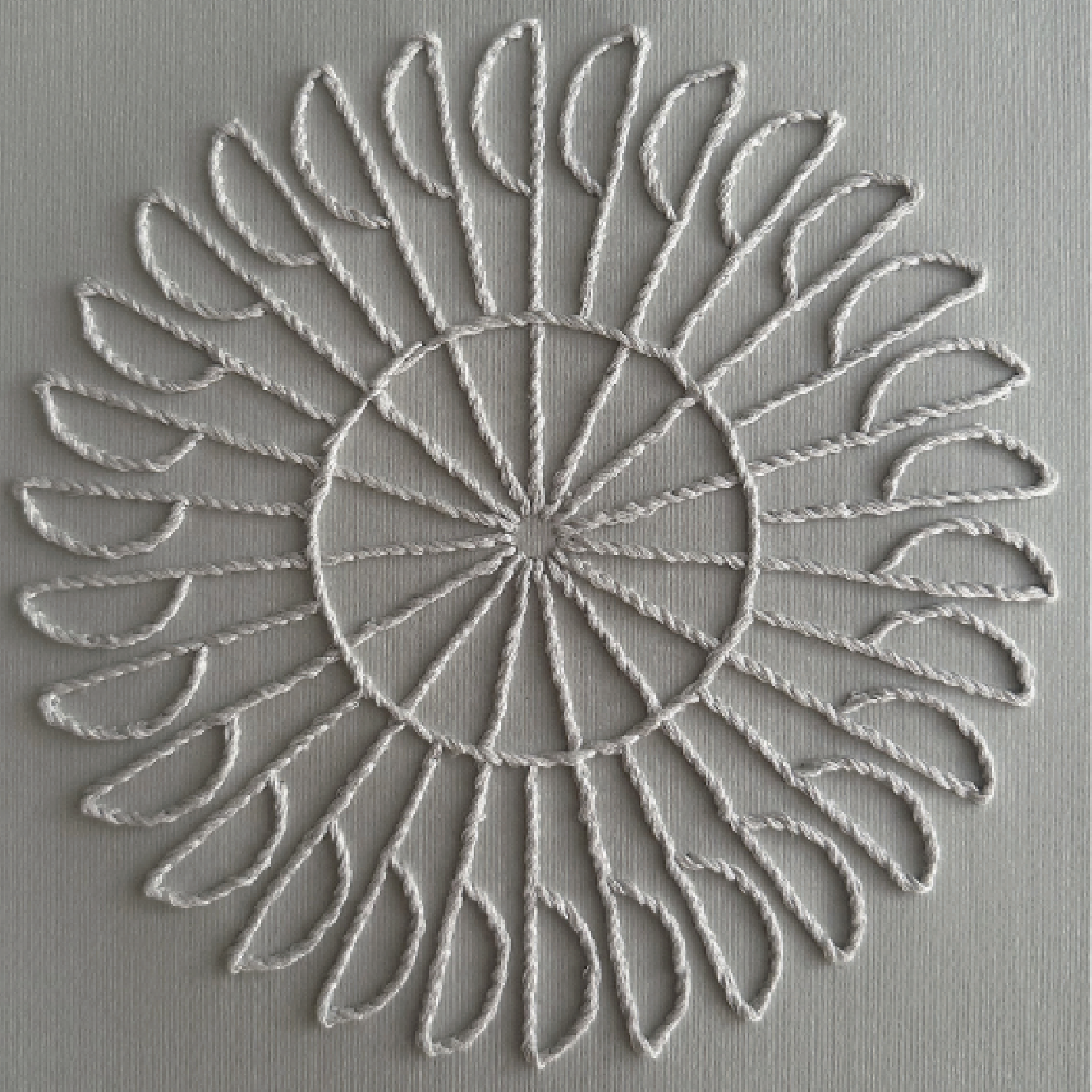MATLAL - CUADRO TEXTIL CON HILO DE ALGODÓN