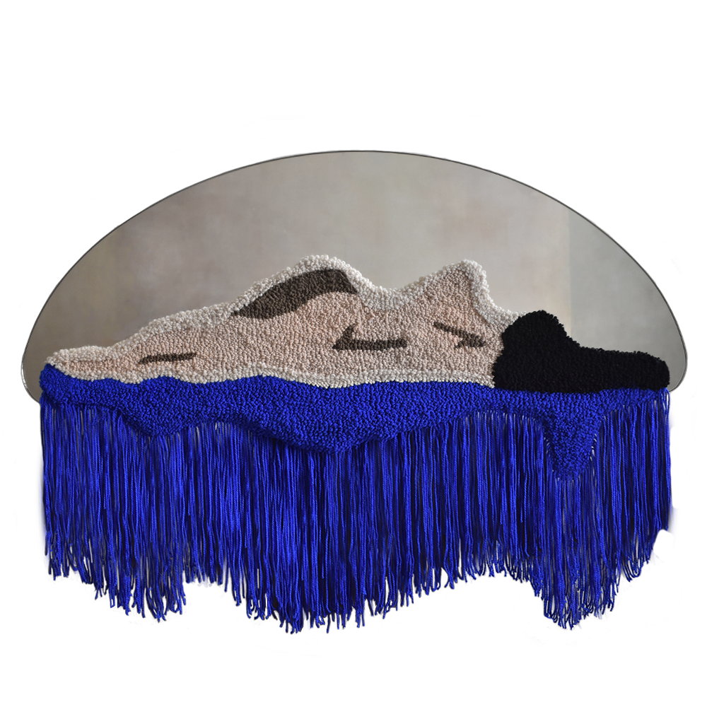 MAHAHUAL - ESPEJO DECORATIVO CON ESTAMBRE